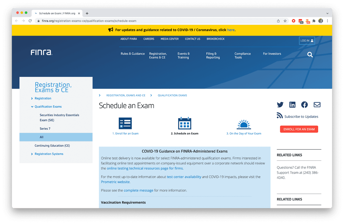 How to take the SIE exam