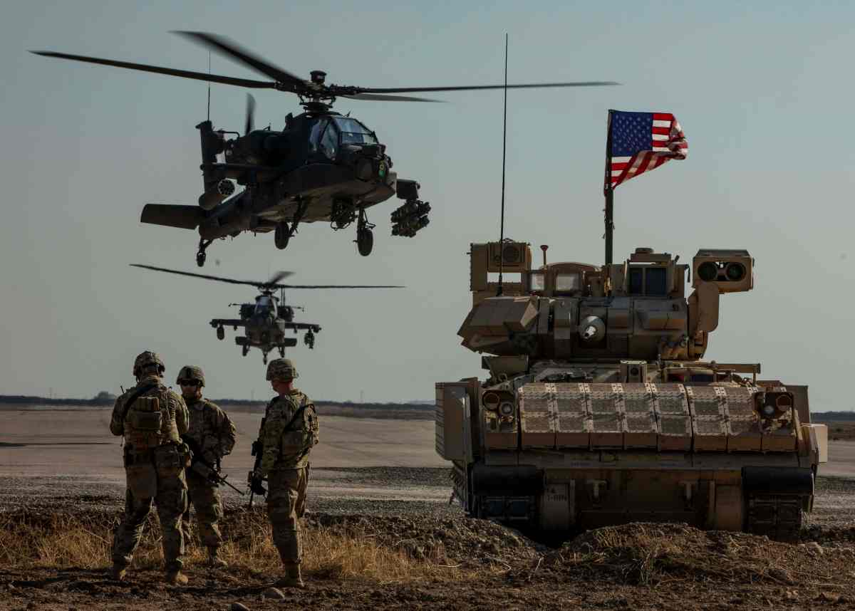 M2 Bradley Infantry Fighting Vehicles in Northeast Syria