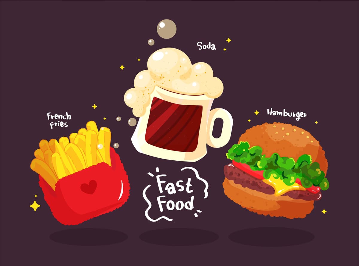 Fast_food_hamburger_tasty_set_Hand_drawn_cartoon_art_illustration